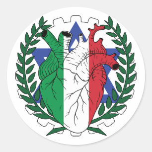 Israëlisch Sint-Josefsdag Italiaans Italië Ronde Sticker