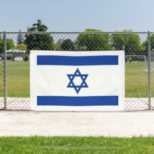 Israëlisch vlag van Israël aangepaste banner teken
