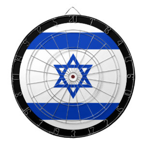 Israëlisch vlaggendartboard en Israëlisch spelbord Dartbord