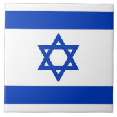Israëlisch vlaggentijdenbestand tegeltje (Voorkant)