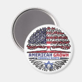 Israëlische Amerikaanse Amerikaanse Amerikaanse Am Magneet (Voorkant / Achterkant)