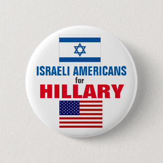 Israëlische Amerikanen voor Hillary 2016 Ronde Button 5,7 Cm