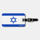 Israëlische Bagagelabels, patriottische Israëlisch Bagagelabel (Voorkant horizontaal)