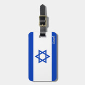 Israëlische Bagagelabels, patriottische Israëlisch Bagagelabel (Voorkant verticaal)