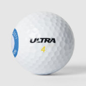 Israëlische engel Chanoeka vlag gepersonaliseerd Golfballen (Logo)