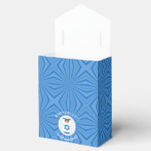 Israëlische engel Chanoeka vlag gepersonaliseerde  Bedankdoosjes (Geopend)