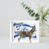 Israëlische hond van Canaan Briefkaart (Staand voorkant)