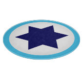Israëlische IAF Blue Star Roundel Snijplank (Hoek)
