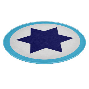 Israëlische IAF Blue Star Roundel Snijplank