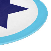 Israëlische IAF Blue Star Roundel Snijplank (Hoek)