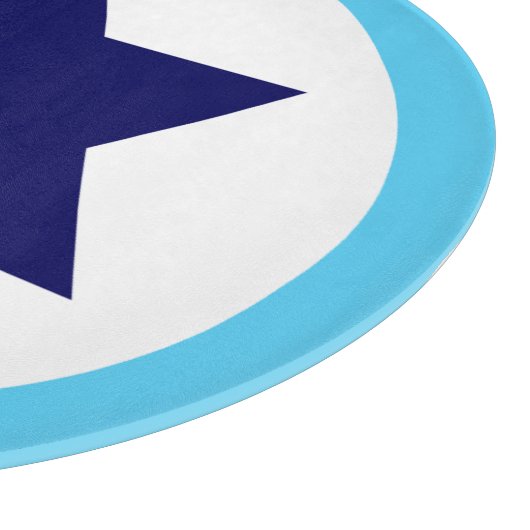 Israëlische IAF Blue Star Roundel Snijplank (Hoek)