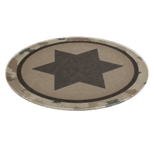 Israëlische IAF Star van David Roundel - woestijn Snijplank