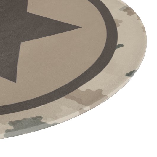 Israëlische IAF Star van David Roundel - woestijn Snijplank (Hoek)