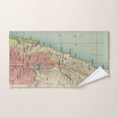 Israëlische kaart bad handdoek (Handdoek)