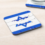 Israëlische kus bier onderzetter (Linkerzijde)