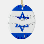 Israëlische kus keramisch ornament (Rechts)