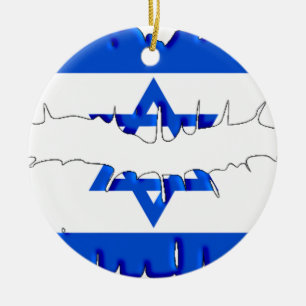 Israëlische kus keramisch ornament