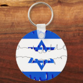 Israëlische kus sleutelhanger (Voorkant)
