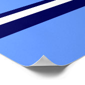 Israëlische luchtmacht, Israëlische vlag Poster (Hoek)