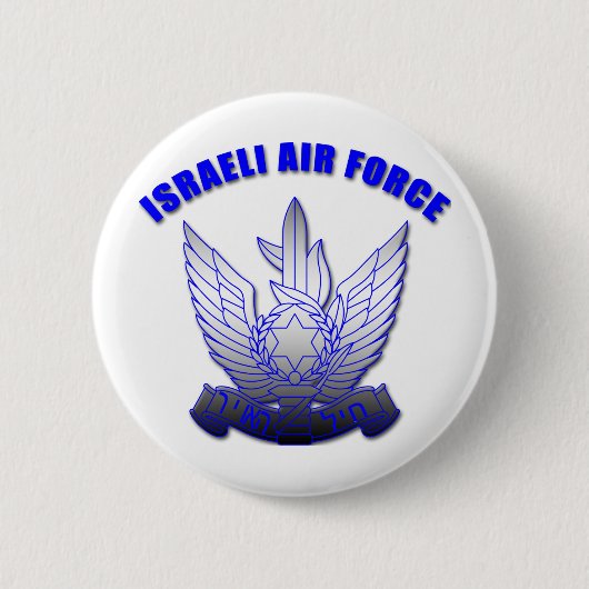 Israëlische luchtmacht ronde button 5,7 cm (Voorkant)