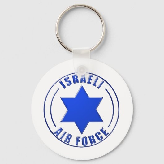 Israëlische luchtmacht Roundel Sleutelhanger (Voorkant)