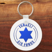 Israëlische luchtmacht Roundel Sleutelhanger (Voorkant)