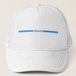 Israëlische minimalistische vlag trucker pet