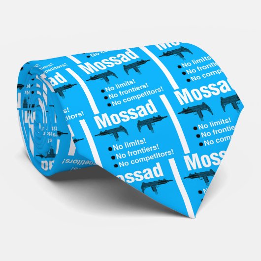 Israëlische Mossad, de beste en inlichtingendienst Stropdas (Opgerold)