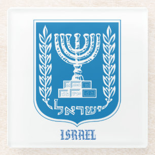 Israëlische Onderzetter van wapenschilden
