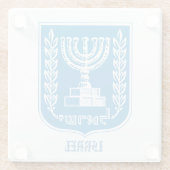 Israëlische Onderzetter van wapenschilden (Achterkant)