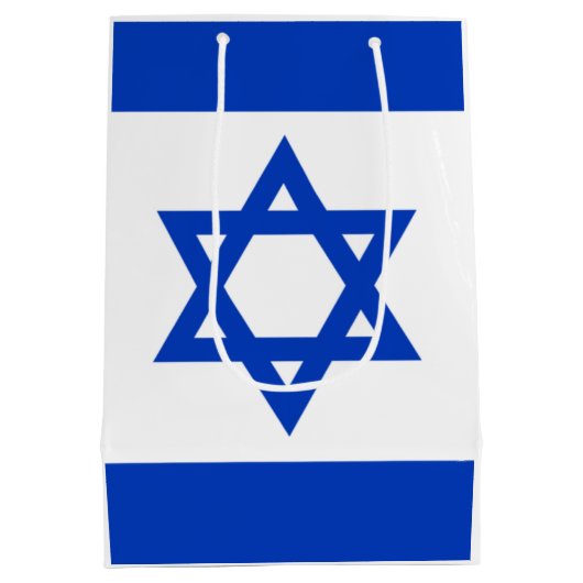 Israëlische ster van David Medium Cadeauzakje (Achterkant)