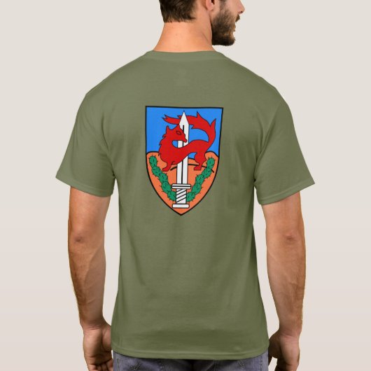 Israëlische strijdkrachten Idf Givati Combat Army T-shirt (Achterkant)