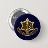 Israëlische strijdkrachten ronde button 5,7 cm (Voorkant /achterkant)