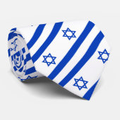 Israëlische Stropdassen, mode Israël vlag, handel Stropdas (Opgerold)