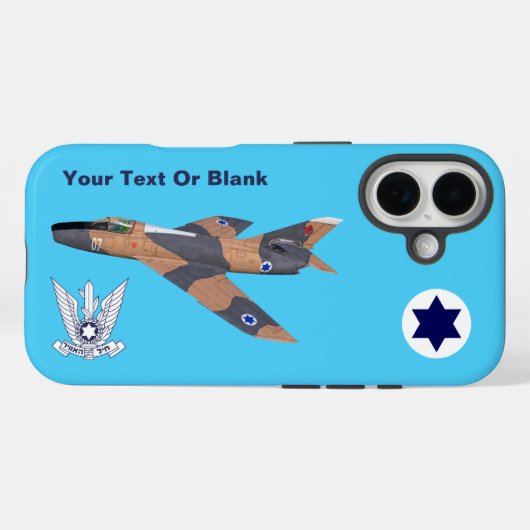 Israëlische Super Mystère Case-Mate iPhone Case (Achterkant (horizontaal))