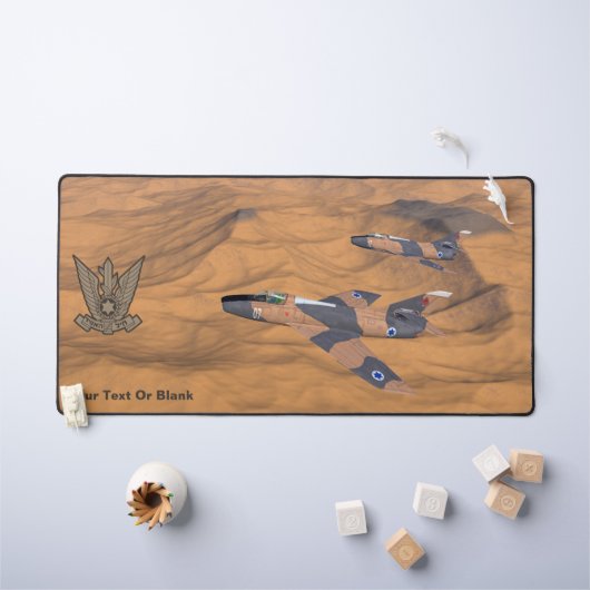 Israëlische superbendes over de woestijn bureaumat (Kindertafel)