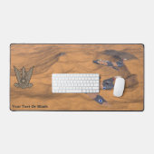 Israëlische superbendes over de woestijn bureaumat (Keyboard & Muis)