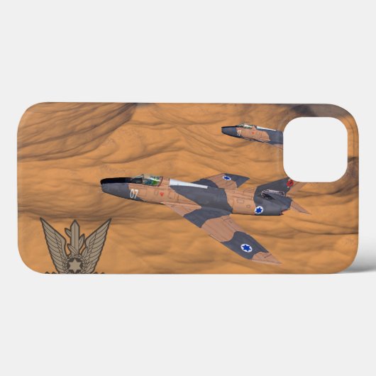 Israëlische superbendes over de woestijn Case-Mate iPhone case (Achterkant (horizontaal))