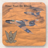 Israëlische superbendes over de woestijn drankjes onderzetter (Voorkant)