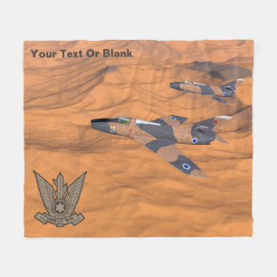 Israëlische superbendes over de woestijn fleece deken