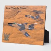 Israëlische superbendes over de woestijn fotoplaat (Zijkant)