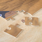 Israëlische superbendes over de woestijn legpuzzel (Zijkant)