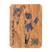 Israëlische superbendes over de woestijn magneet (Verticaal)