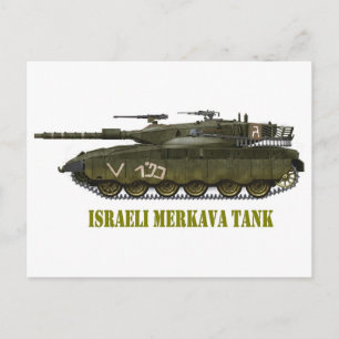 ISRAËLISCHE TANK MERKAVA BRIEFKAART