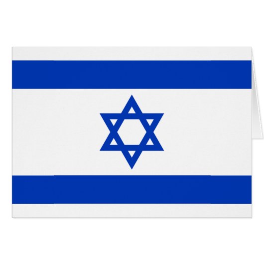 Israëlische vlag (Voorkant Horizontaal)