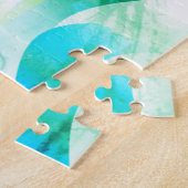 Israëlische vlag 1014 stuks legpuzzel (Zijkant)