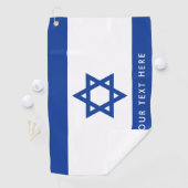 Israëlische vlag: Aangepast golfgeschenk voor Isra Golfhanddoek (Insitu)