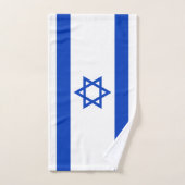 Israëlische vlag bad handdoek (Handdoek)