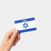 Israëlische vlag badge (Handheld)