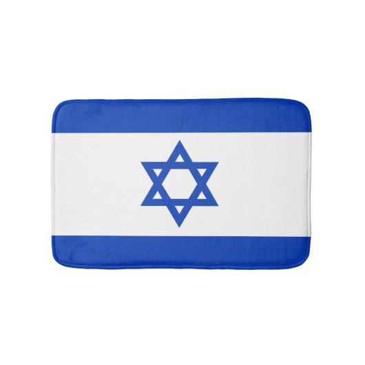 Israëlische vlag badmat (Voorkant)